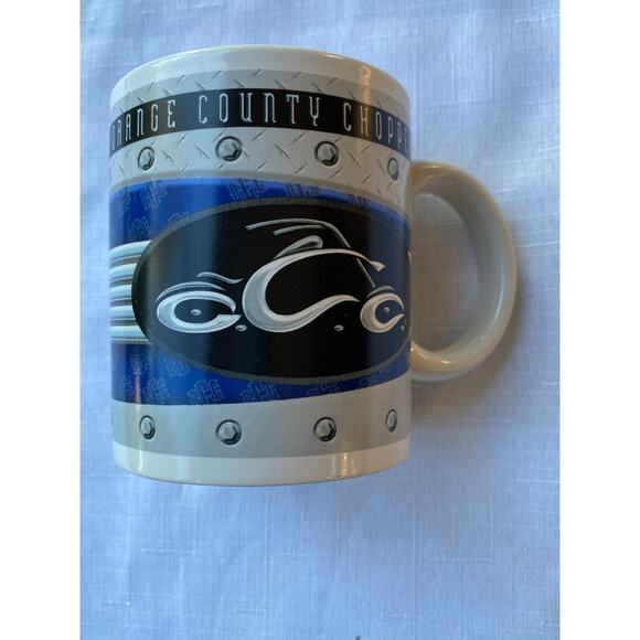 VTG 2005 Set of 3 Orange County Choppers Mugs Ceramic 3.75 in Coffee Biker EUC - Picture 13 of 16